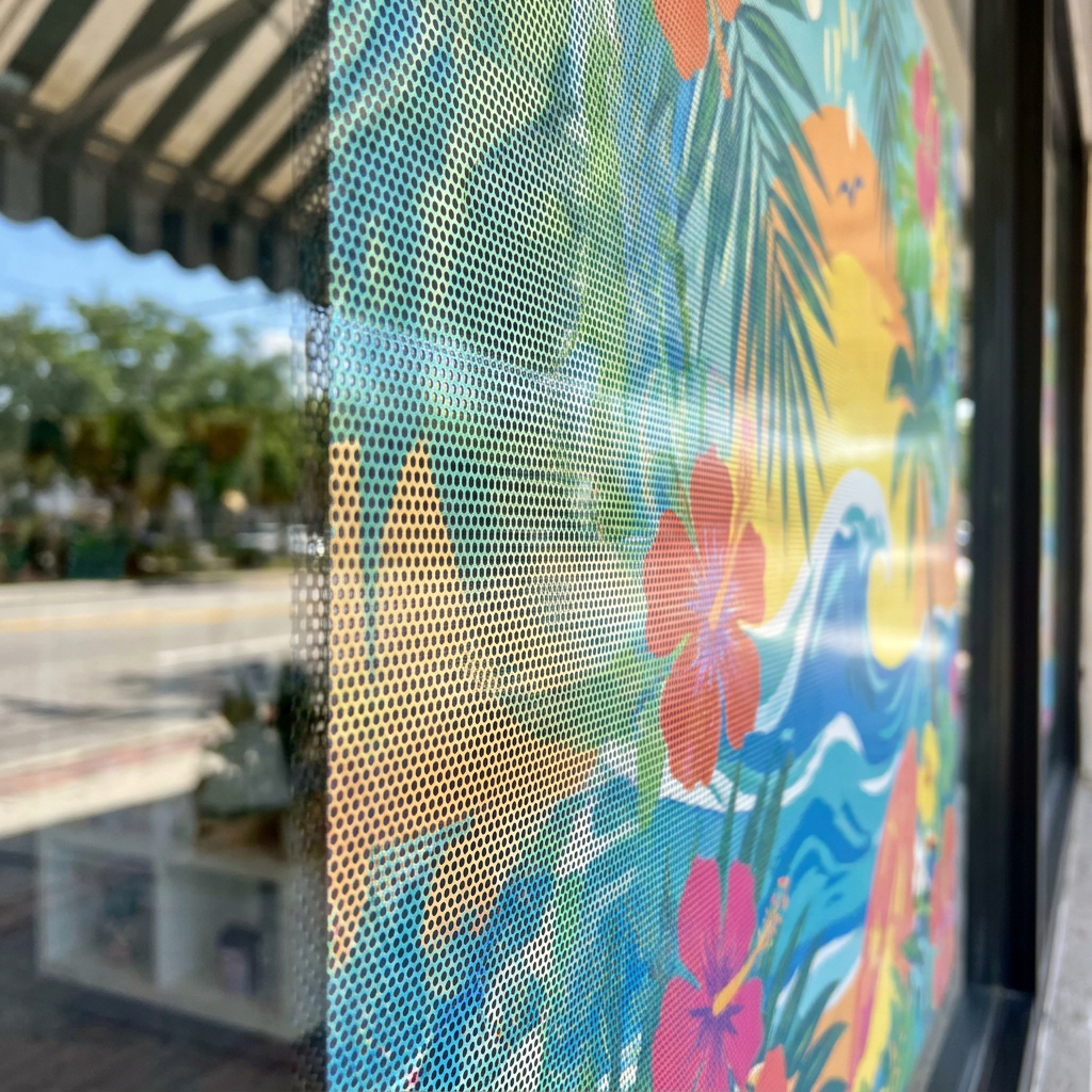 Perforated Viewthru Vinyl